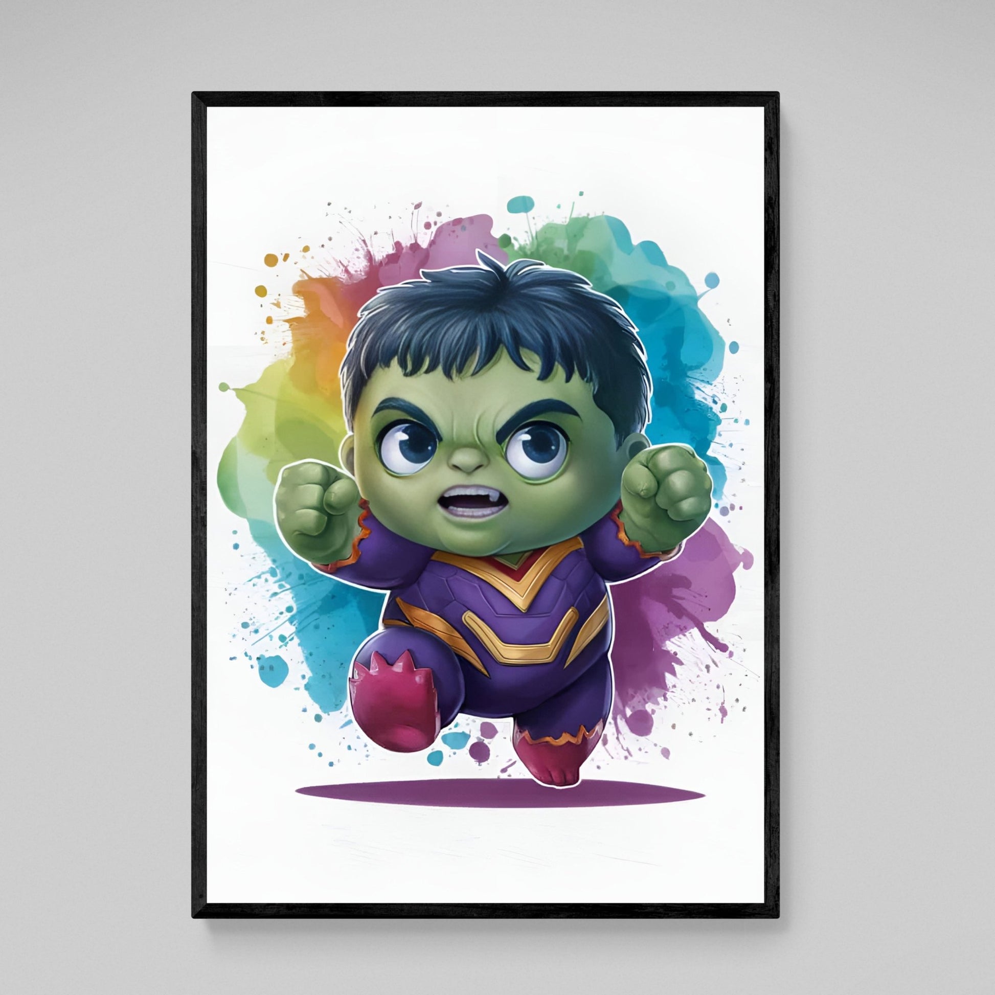 Cartoon Superhero Nursery Wall Art - Luxury Art Canvas