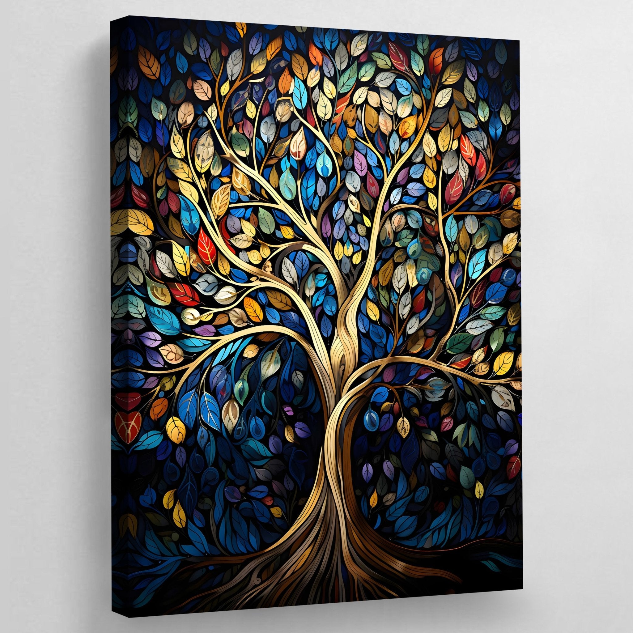 Celtic Tree Of Life Wall Art - Luxury Art Canvas