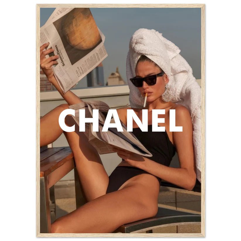 Chanel Magazine Wall Art - Luxury Art Canvas