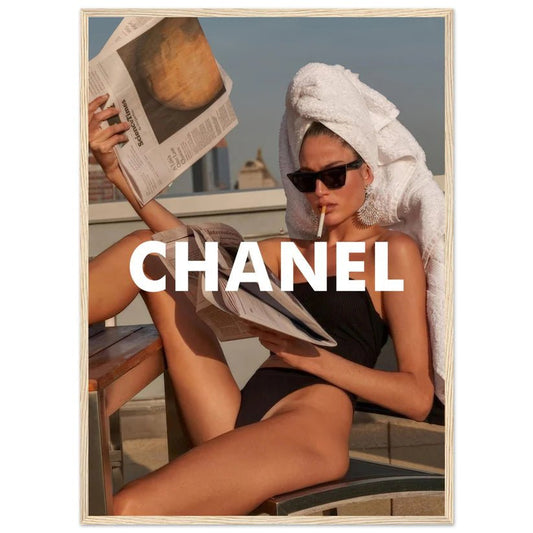 Chanel Magazine Wall Art - Luxury Art Canvas