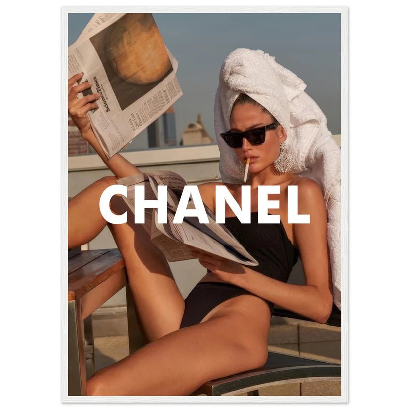 Chanel Magazine Wall Art - Luxury Art Canvas