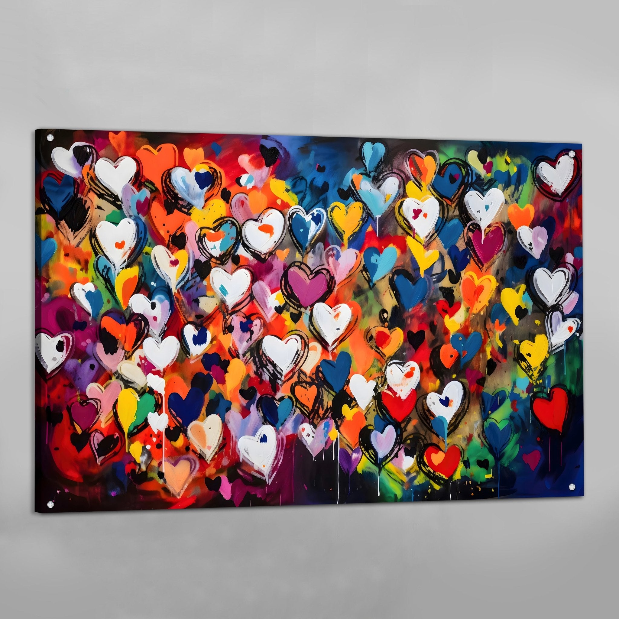 Colorful Graffiti Canvas Wall Art - Luxury Art Canvas