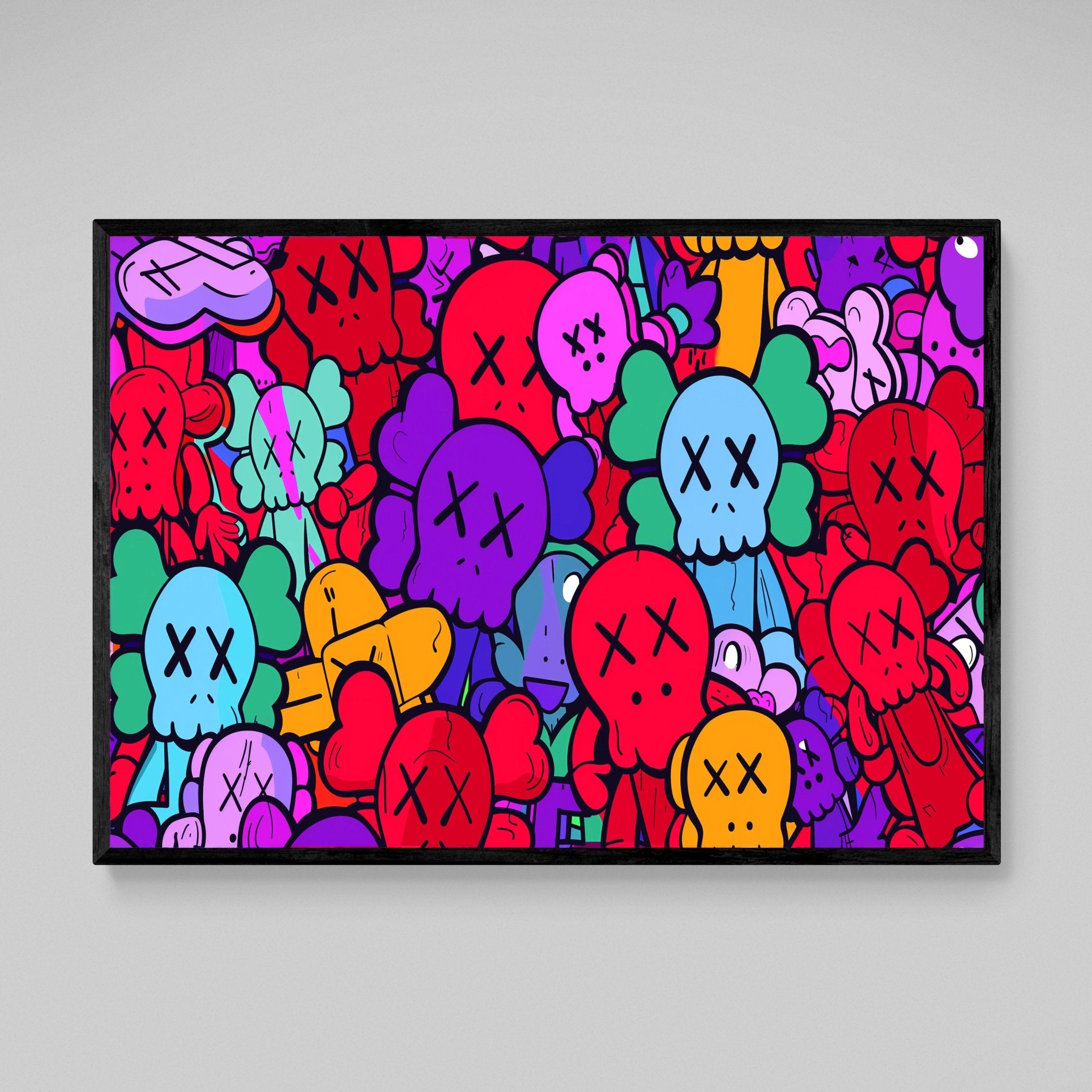 Colorful Hypebeast Canvas Wall Art - Luxury Art Canvas