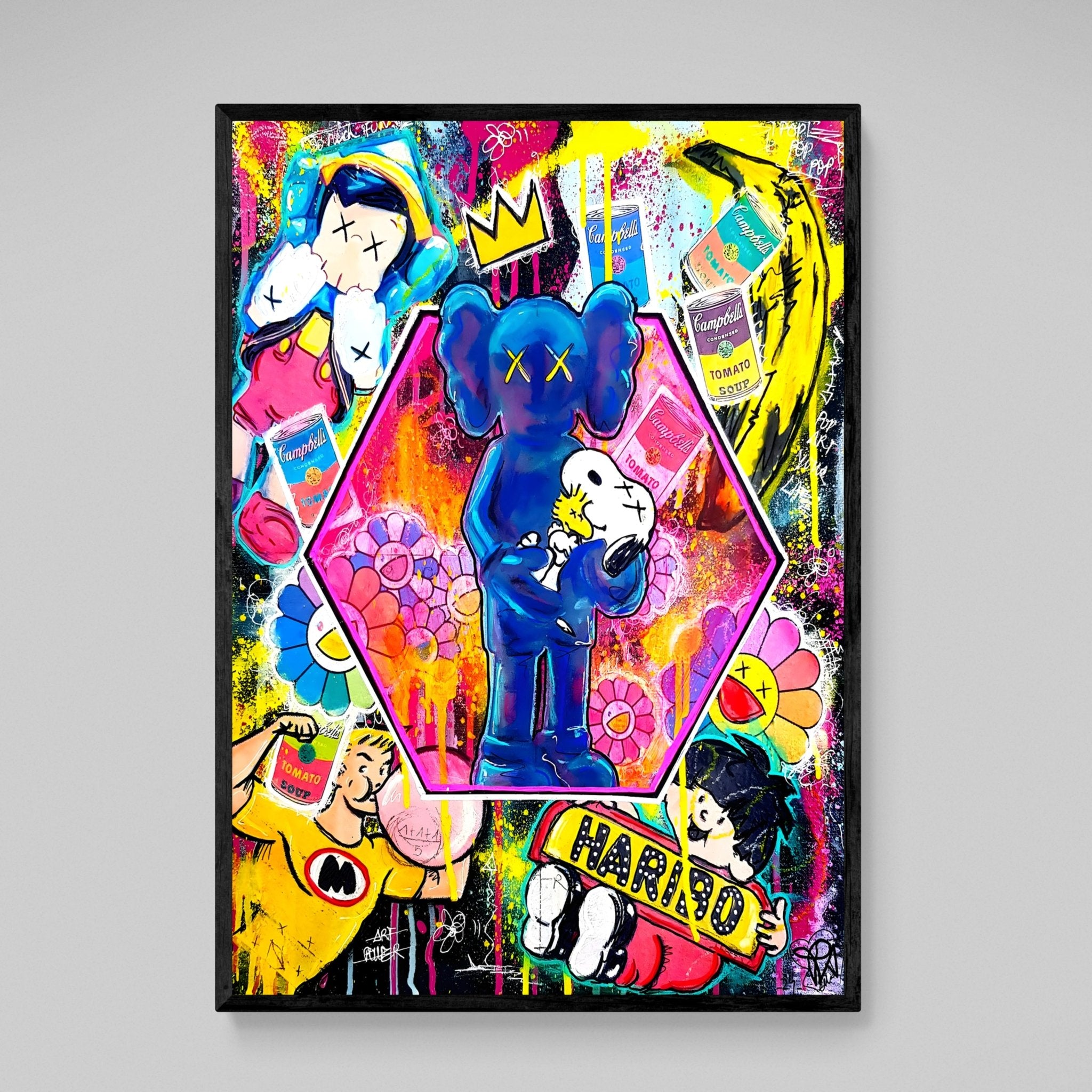 Colorful Hypebeast Poster - Luxury Art Canvas