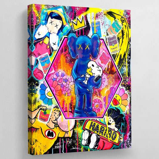 Colorful Hypebeast Poster - Luxury Art Canvas