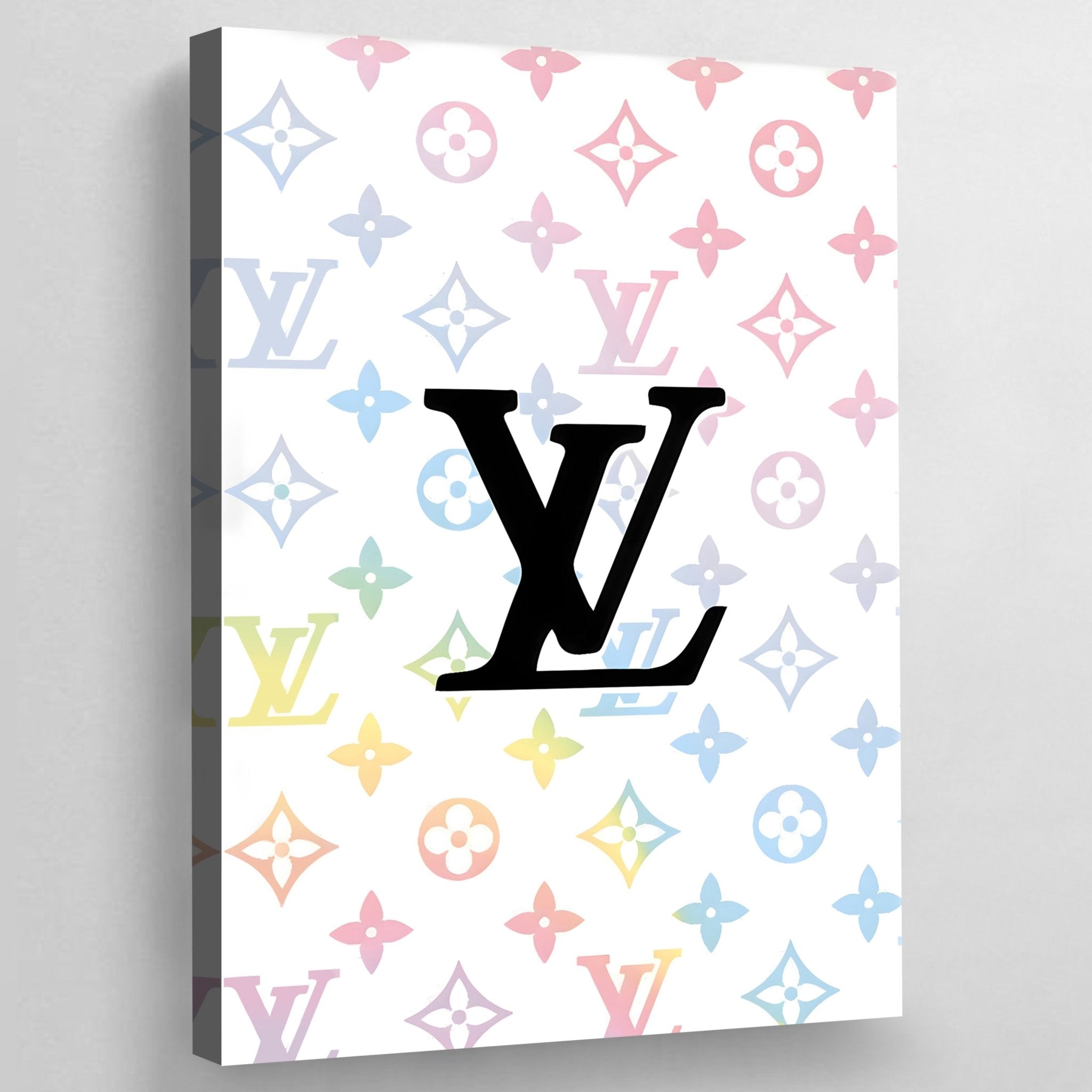 Colorful Louis Vuitton Canvas - Luxury Art Canvas
