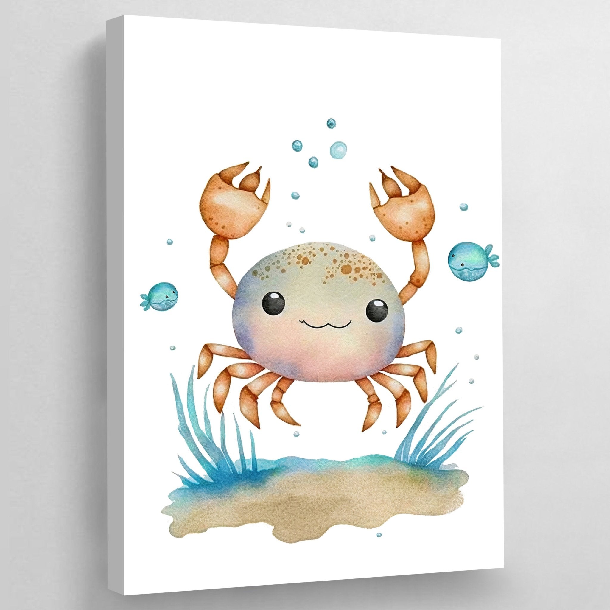Crab Nursery Wall Art - Luxury Art Canvas