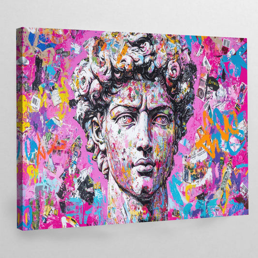 David Colorful Wall Art - Luxury Art Canvas
