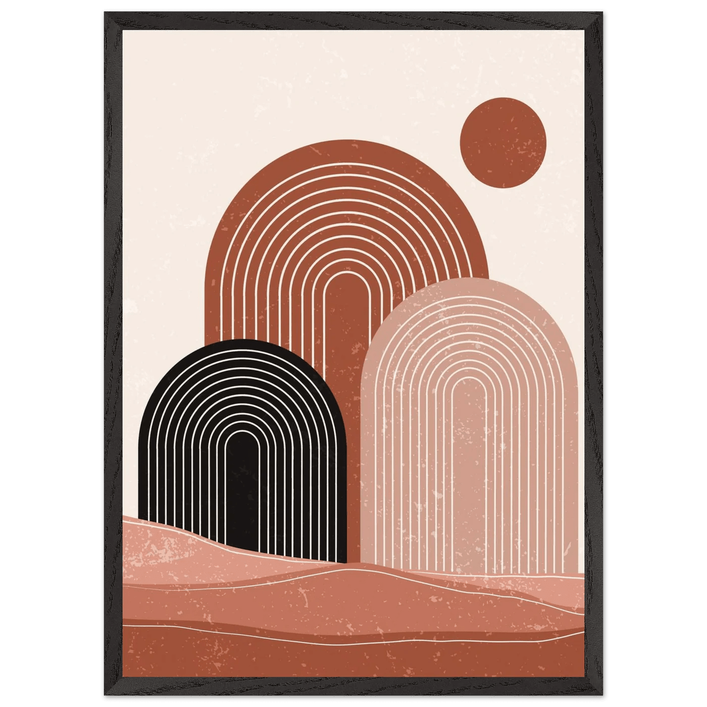 Desert Arches Minimalist Wall Art - Luxury Art Canvas