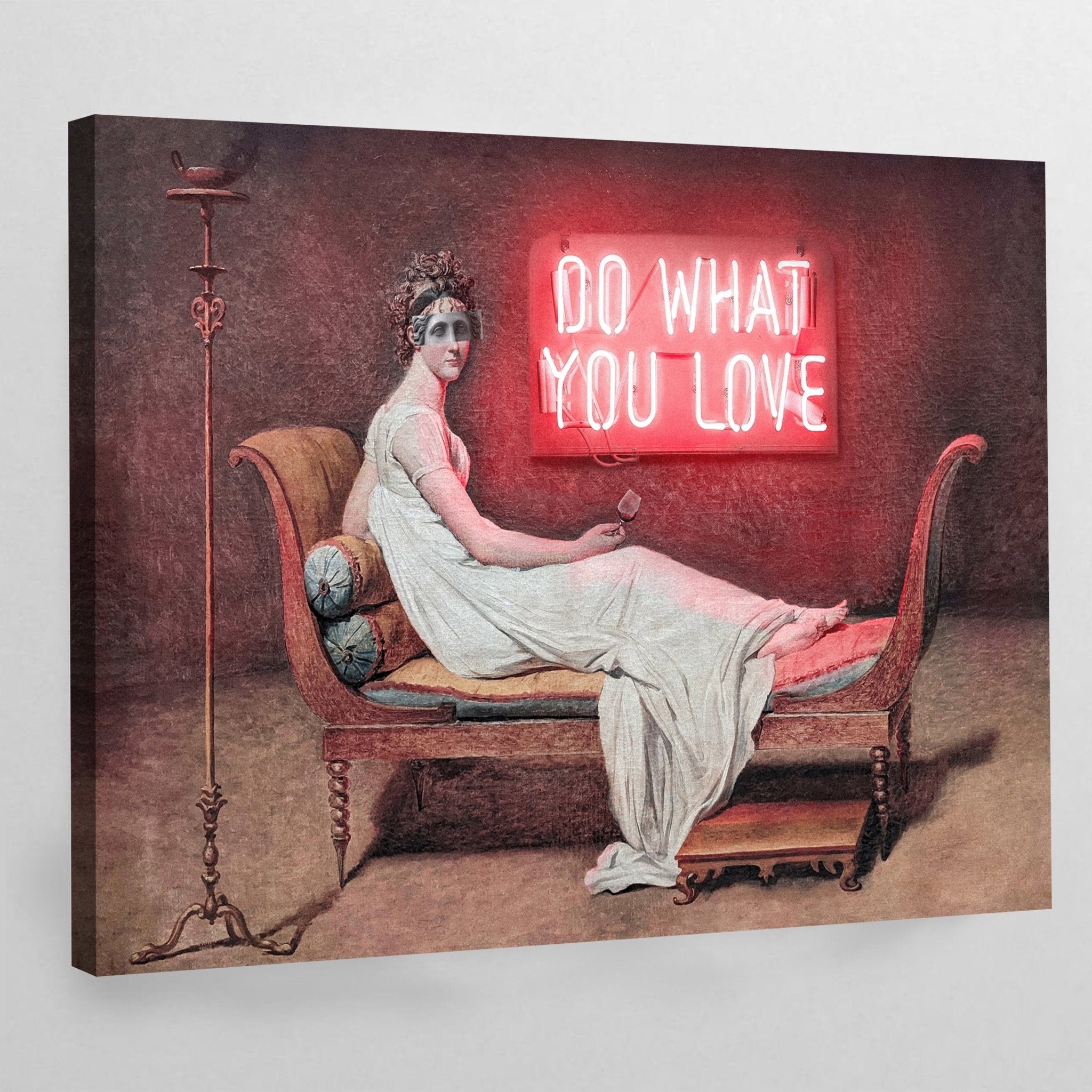 Do What You Love Modern Wall Art - Luxury Art Canvas
