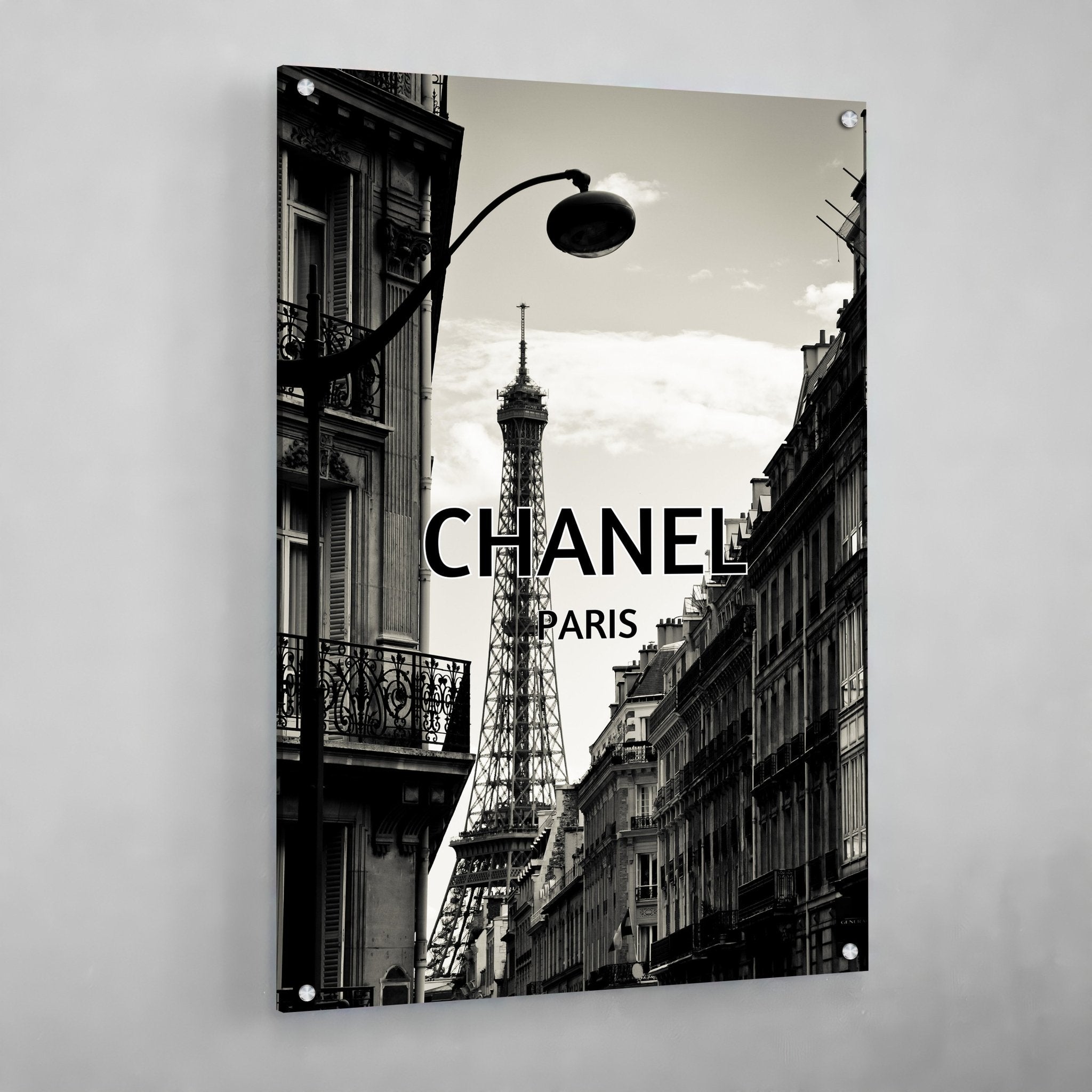 Eiffel Tower Chanel Canvas Wall Art - Luxury Art Canvas