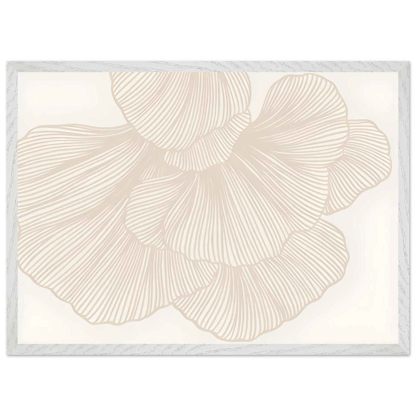 Elegant Floral Lines Minimalist Wall Art - Luxury Art Canvas
