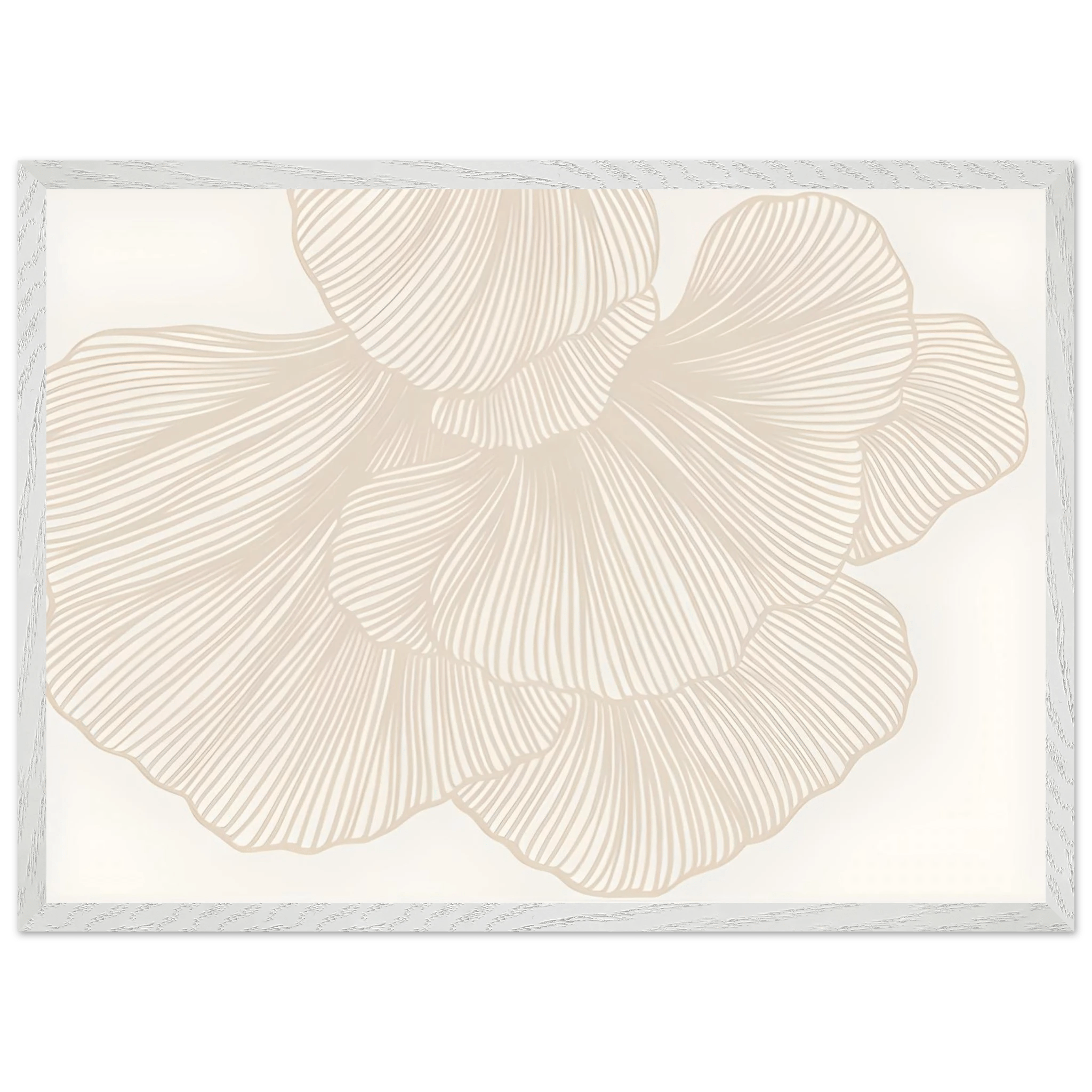 Elegant Floral Lines Minimalist Wall Art - Luxury Art Canvas
