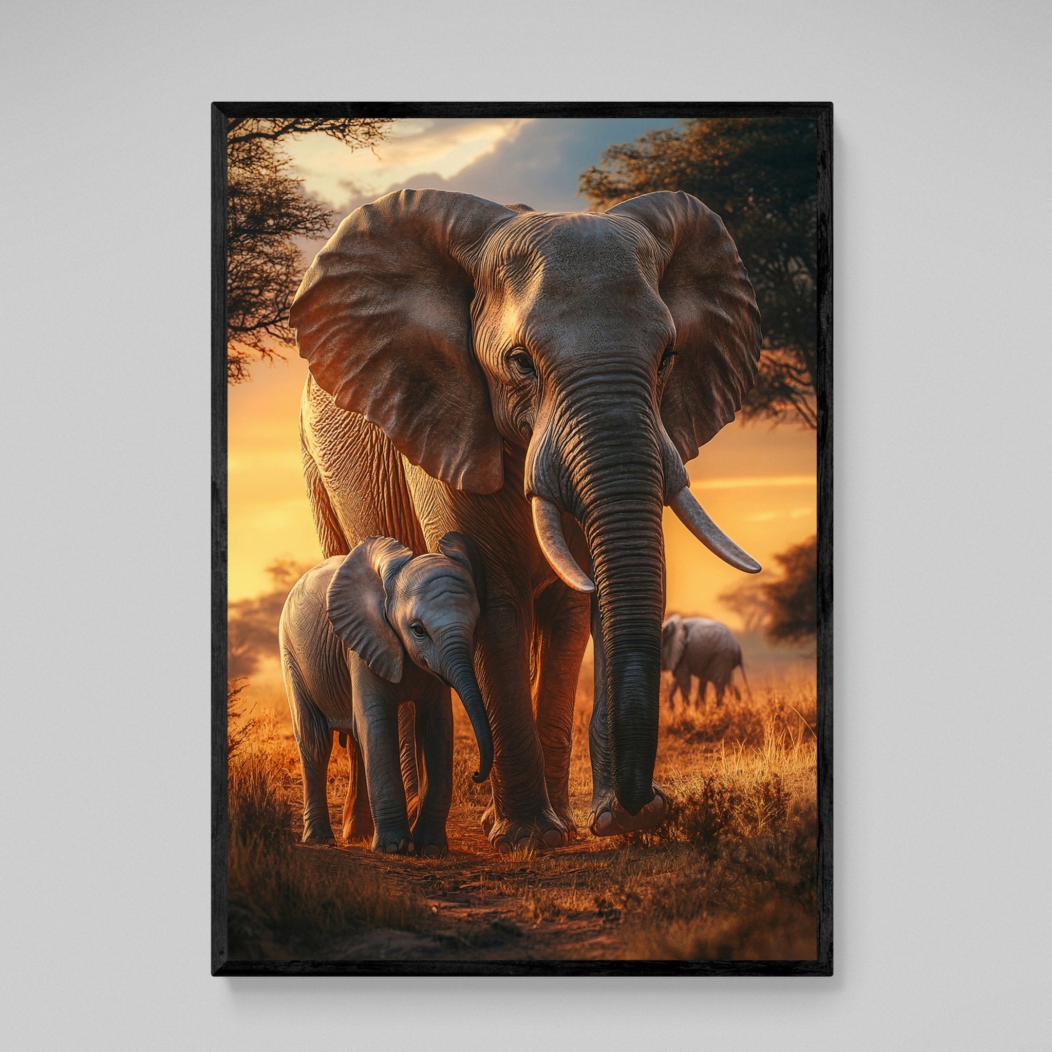 Elephant Canvas Wall Art - Luxury Art Canvas
