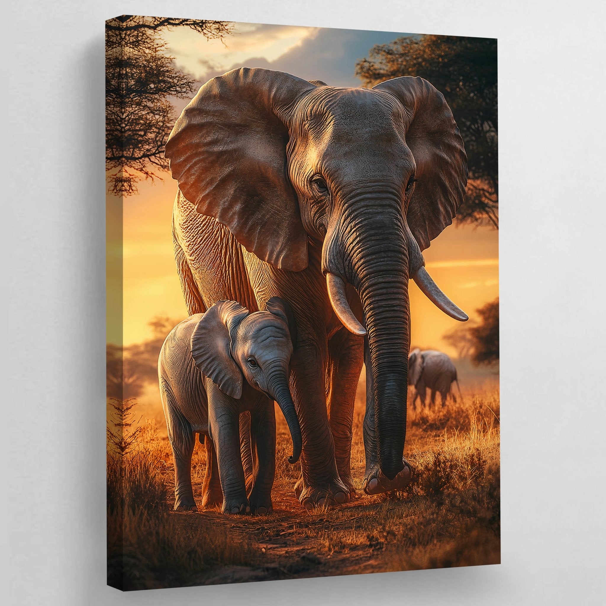 Elephant Canvas Wall Art - Luxury Art Canvas
