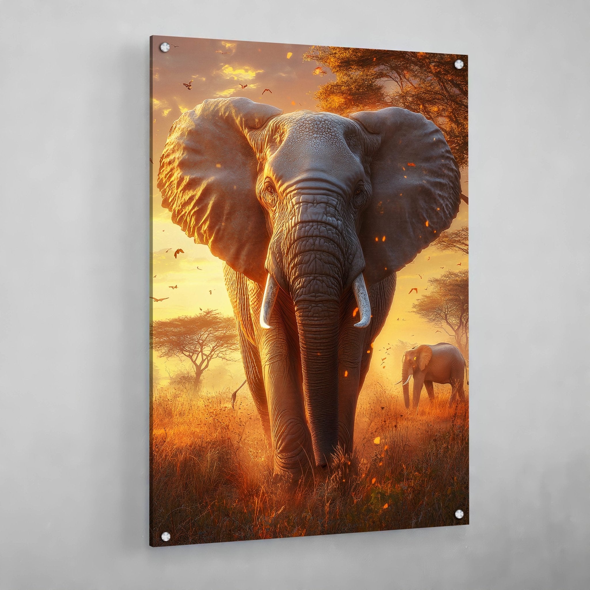 Elephant Framed Wall Art - Luxury Art Canvas