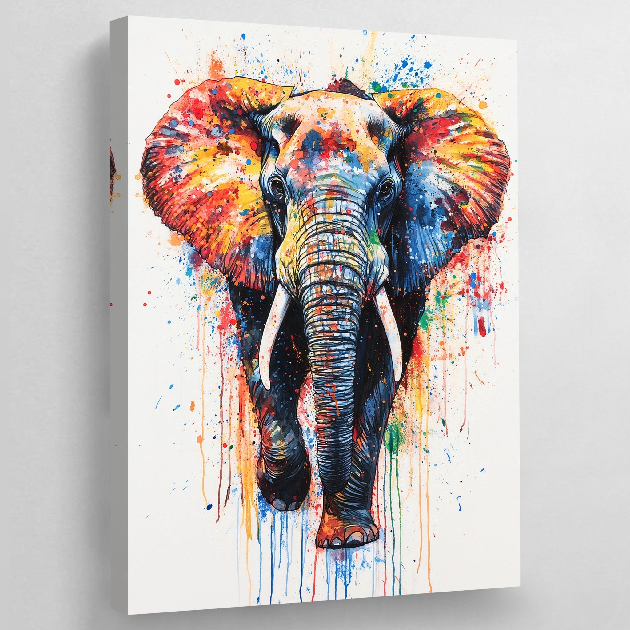 Elephant Wall Art Canvas - Luxury Art Canvas