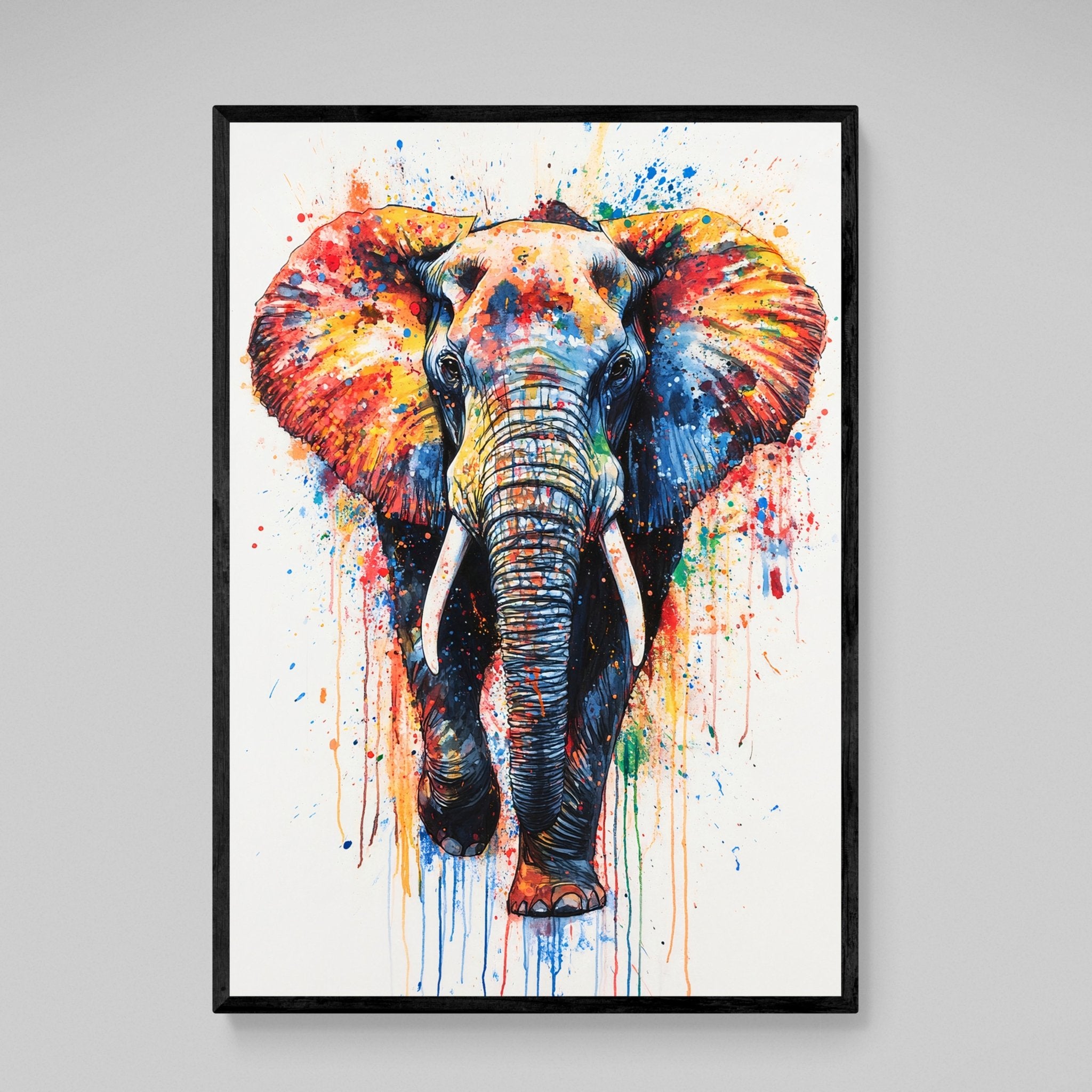 Elephant Wall Art Canvas - Luxury Art Canvas