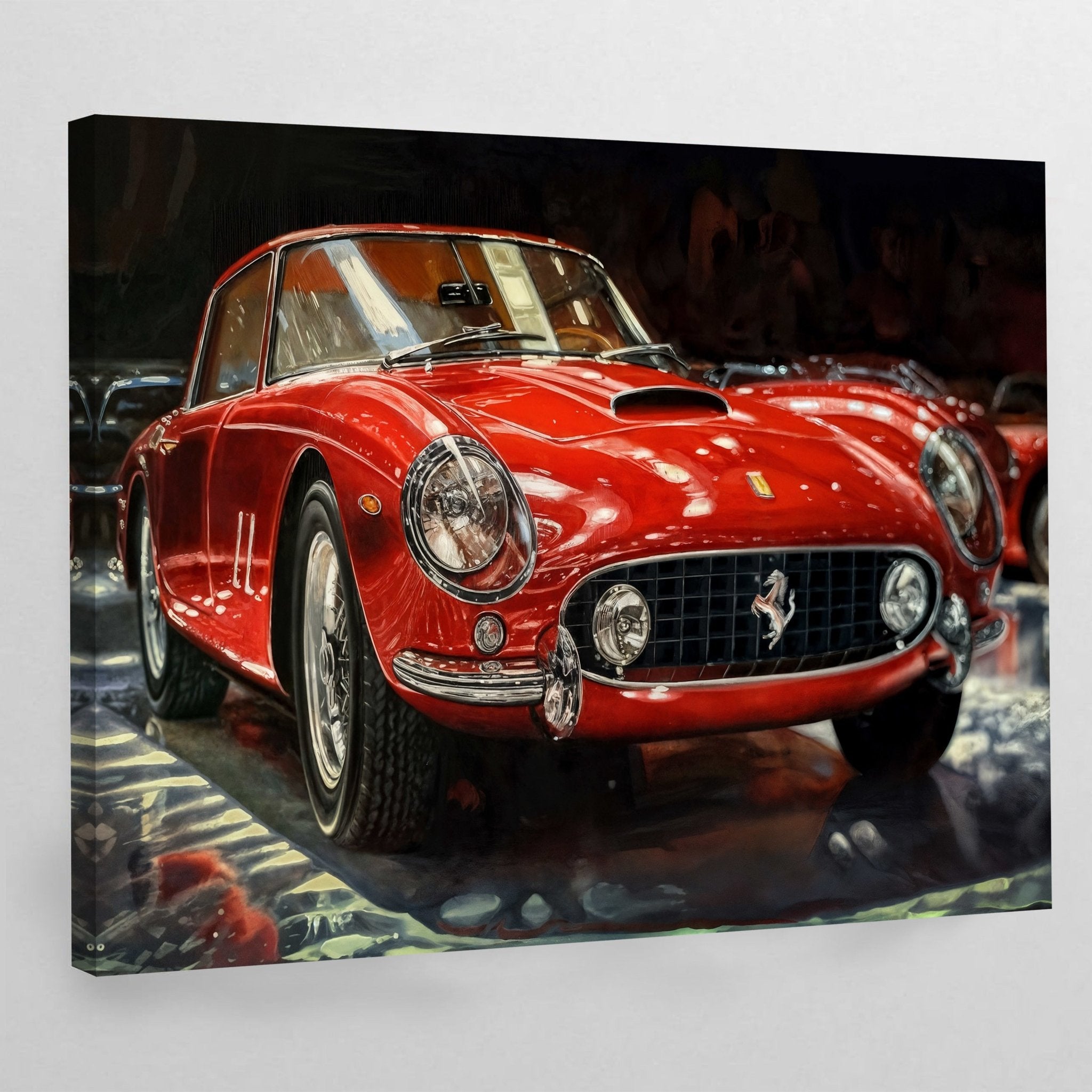 Red Car Canvas - Luxury Art Canvas