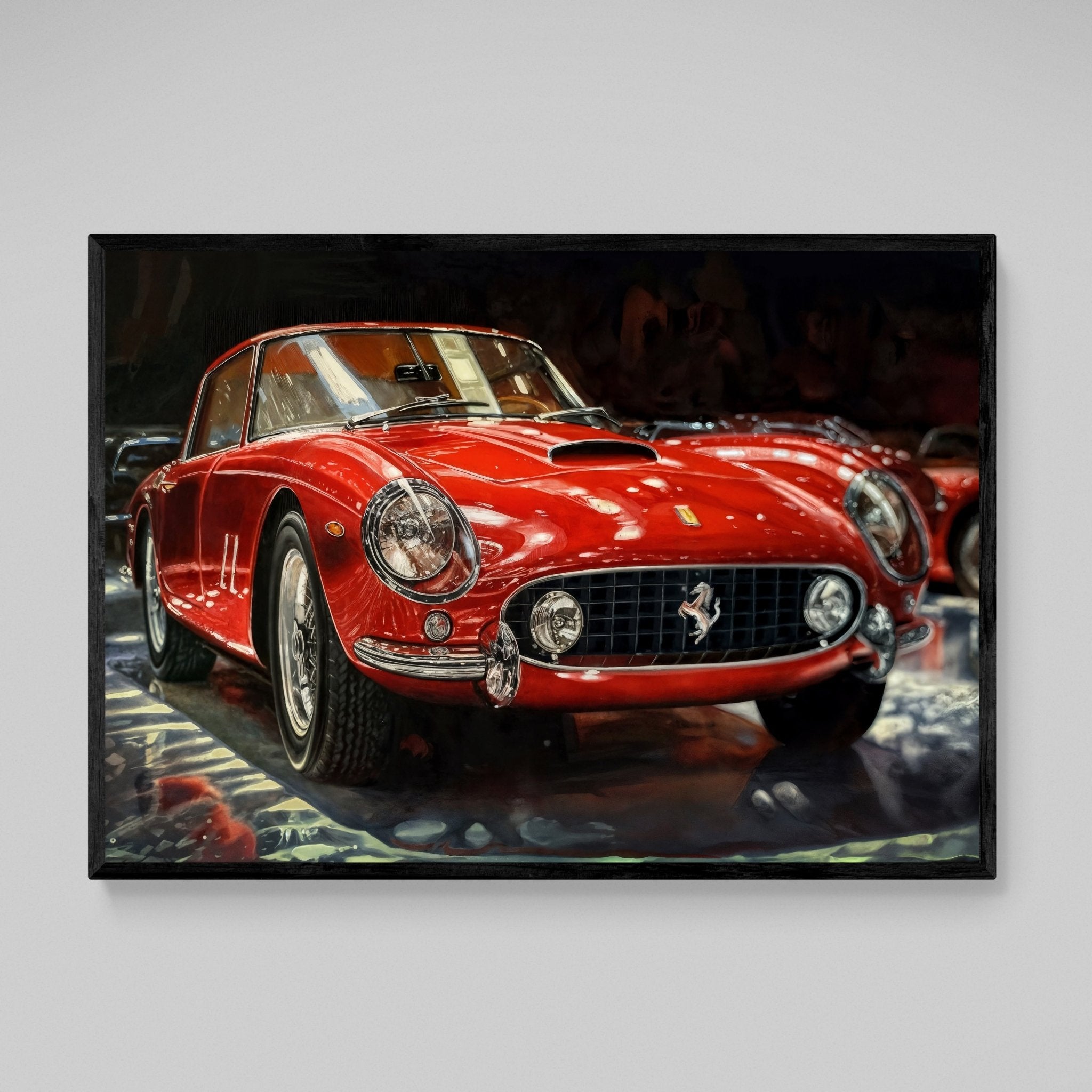 Red Car Canvas - Luxury Art Canvas