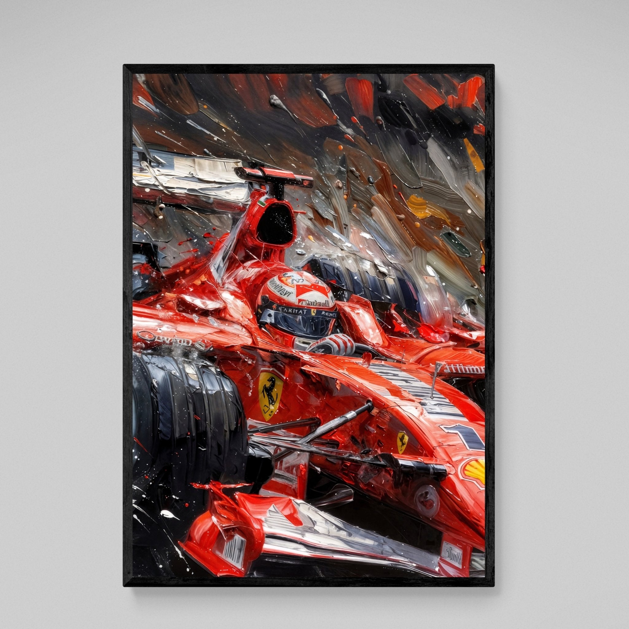 Ferrari F1 Wall Art - Luxury Art Canvas