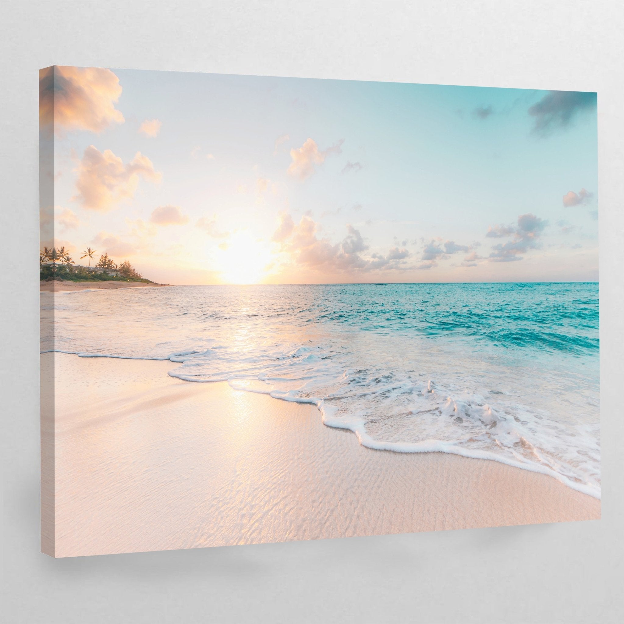 Framed Beach Wall Art - Luxury Art Canvas
