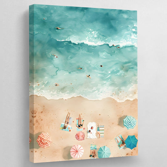 Framed Coastal Wall Art - Luxury Art Canvas