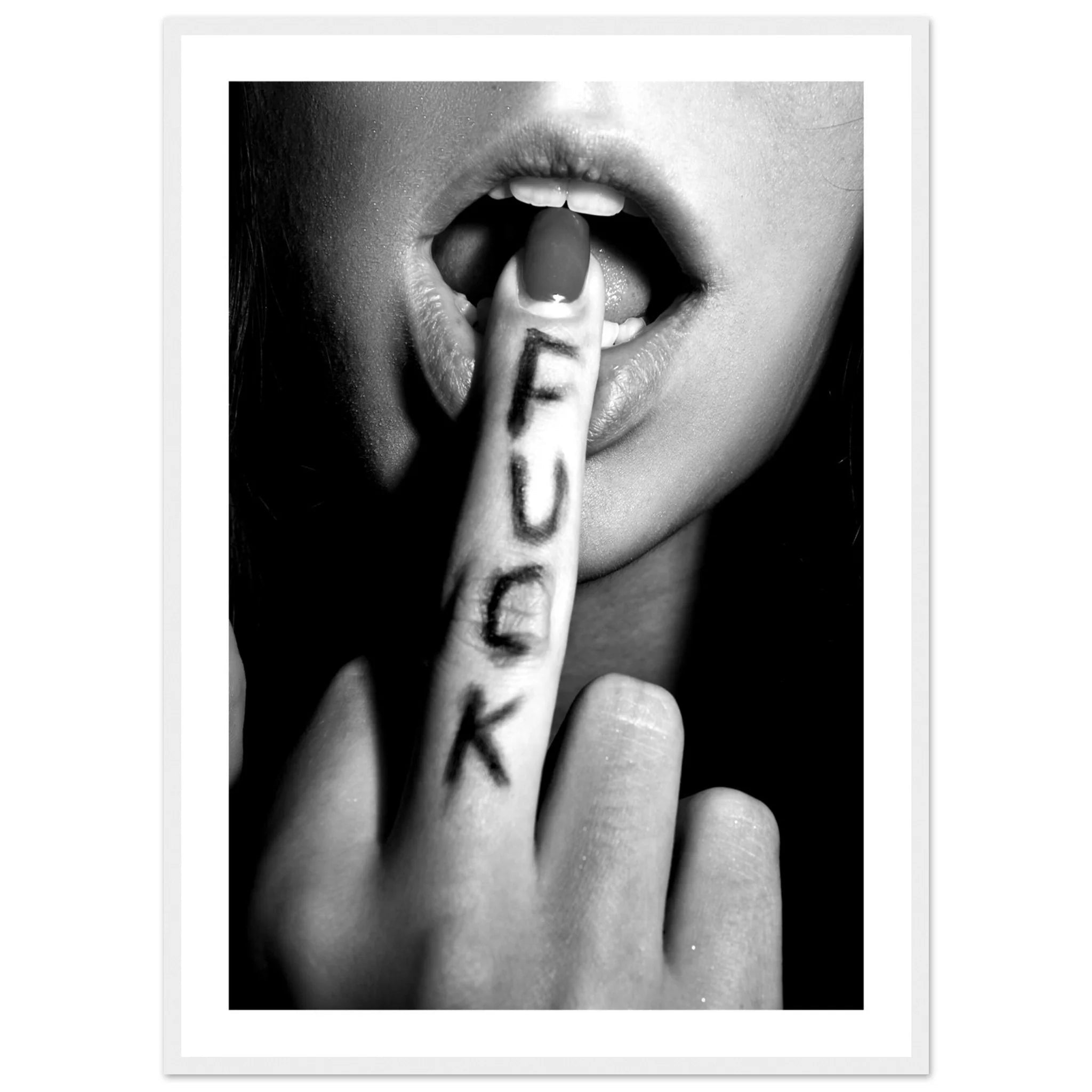 Fuck Photography Wall Art - Luxury Art Canvas