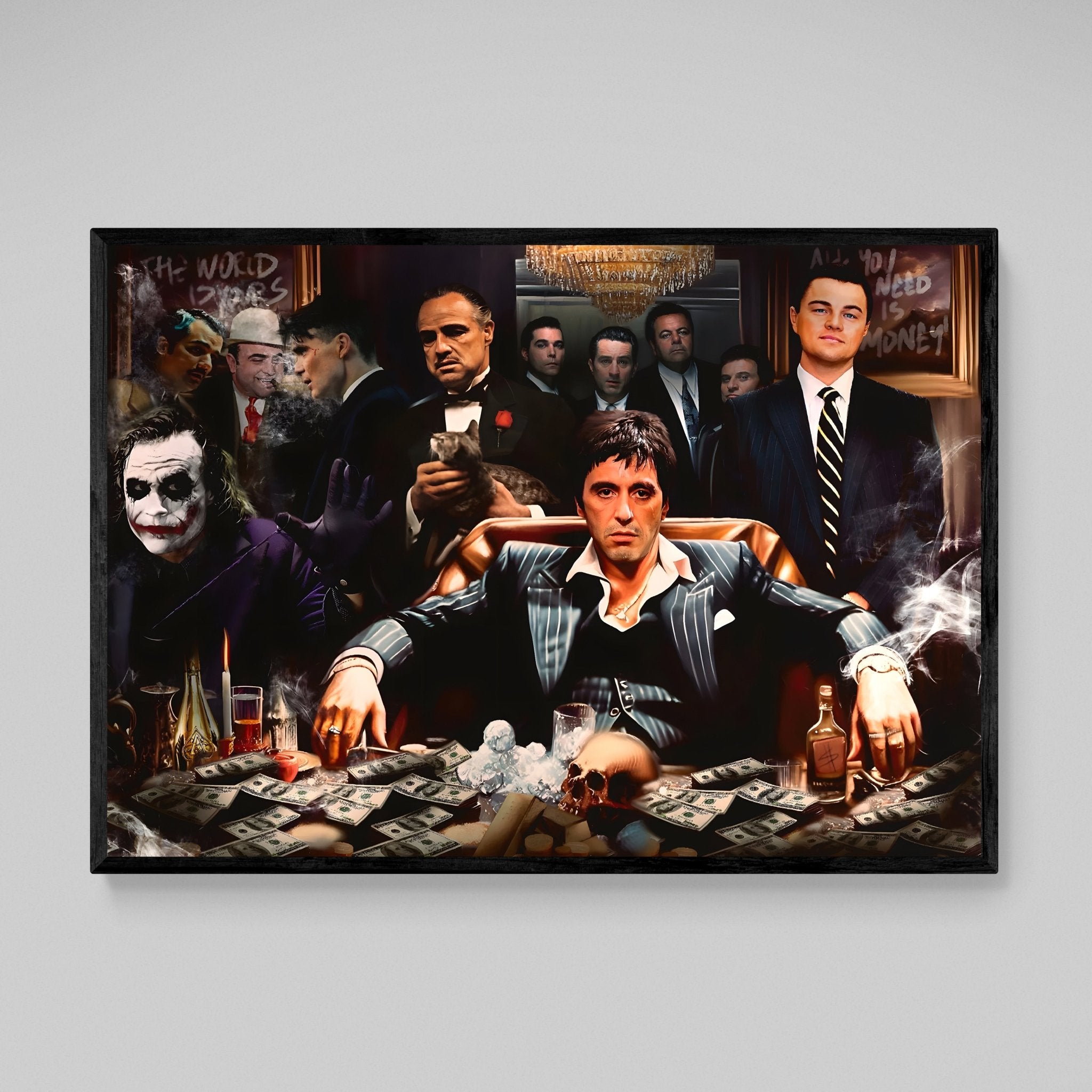 Gangster Wall Art - Luxury Art Canvas