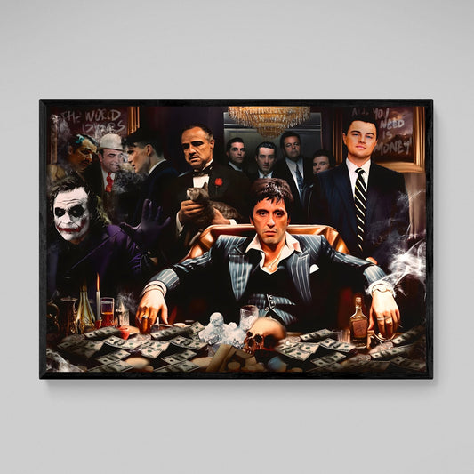 Gangster Wall Art - Luxury Art Canvas