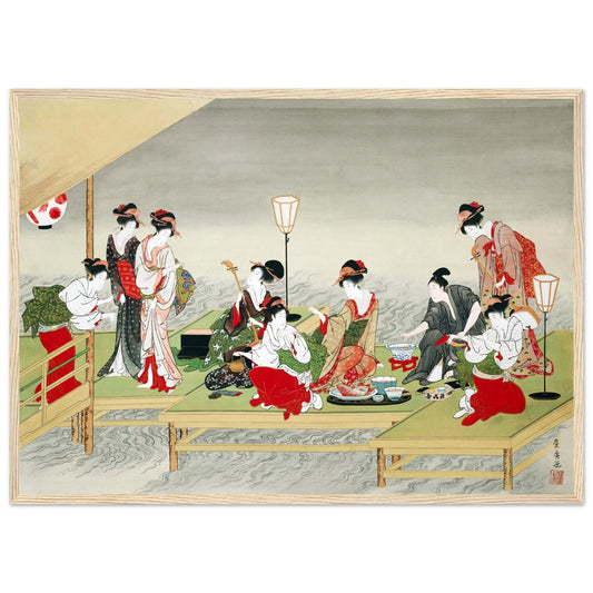 Geishas Wall Art - Luxury Art Canvas