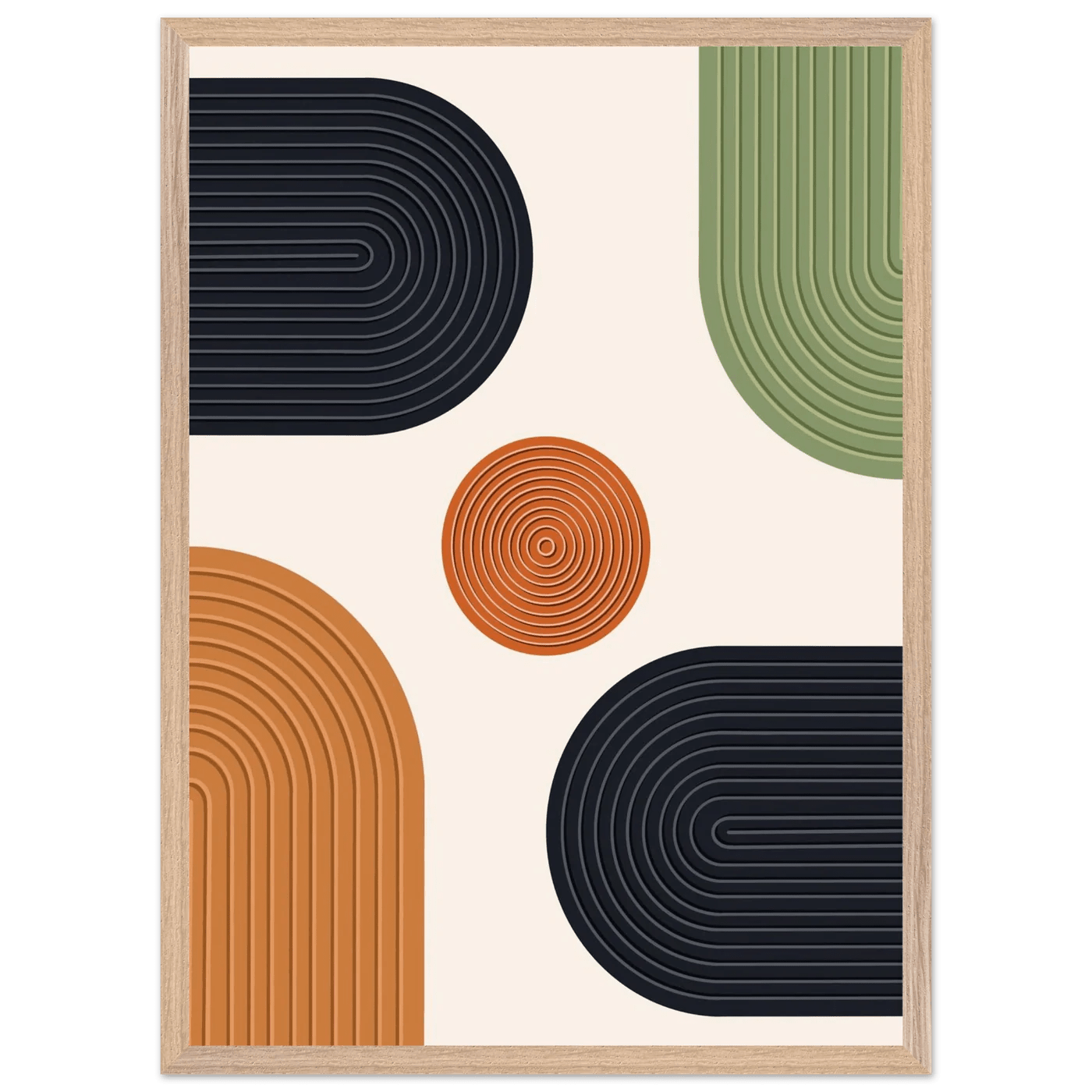 Geometric Design Minimalist Wall Art - Luxury Art Canvas