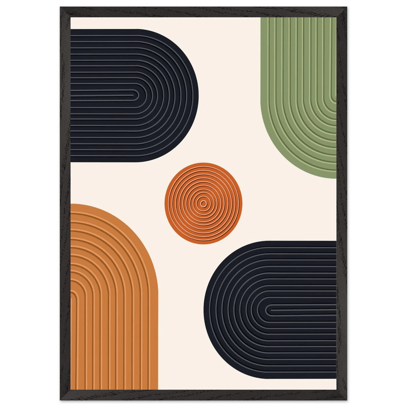 Geometric Design Minimalist Wall Art - Luxury Art Canvas