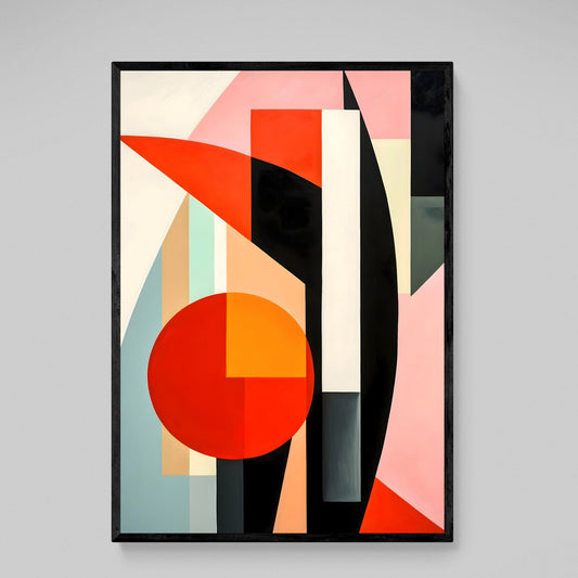 Geometric Shapes Modern Wall Art - Luxury Art Canvas
