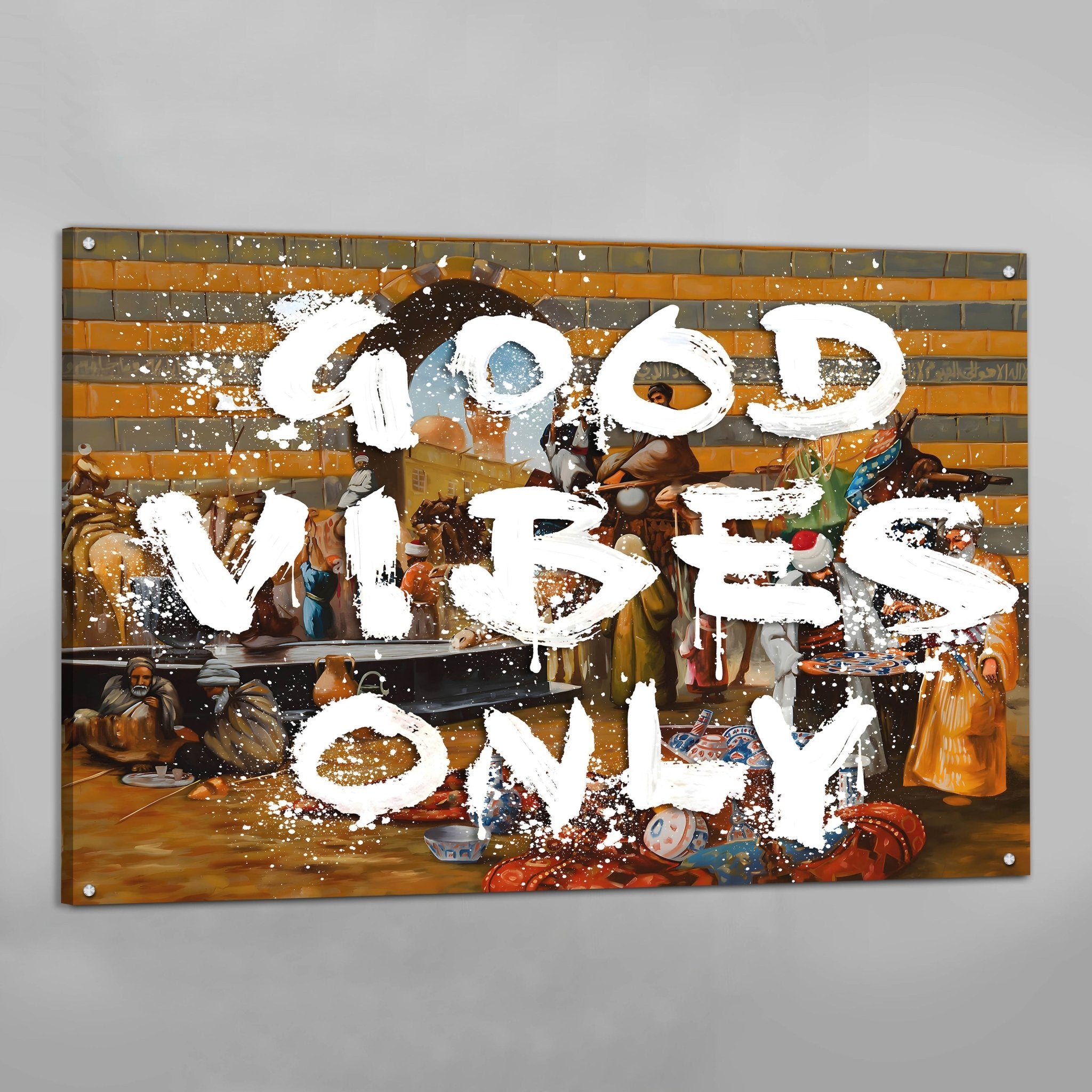 Good Vibes Only Canvas Wall Art - Luxury Art Canvas