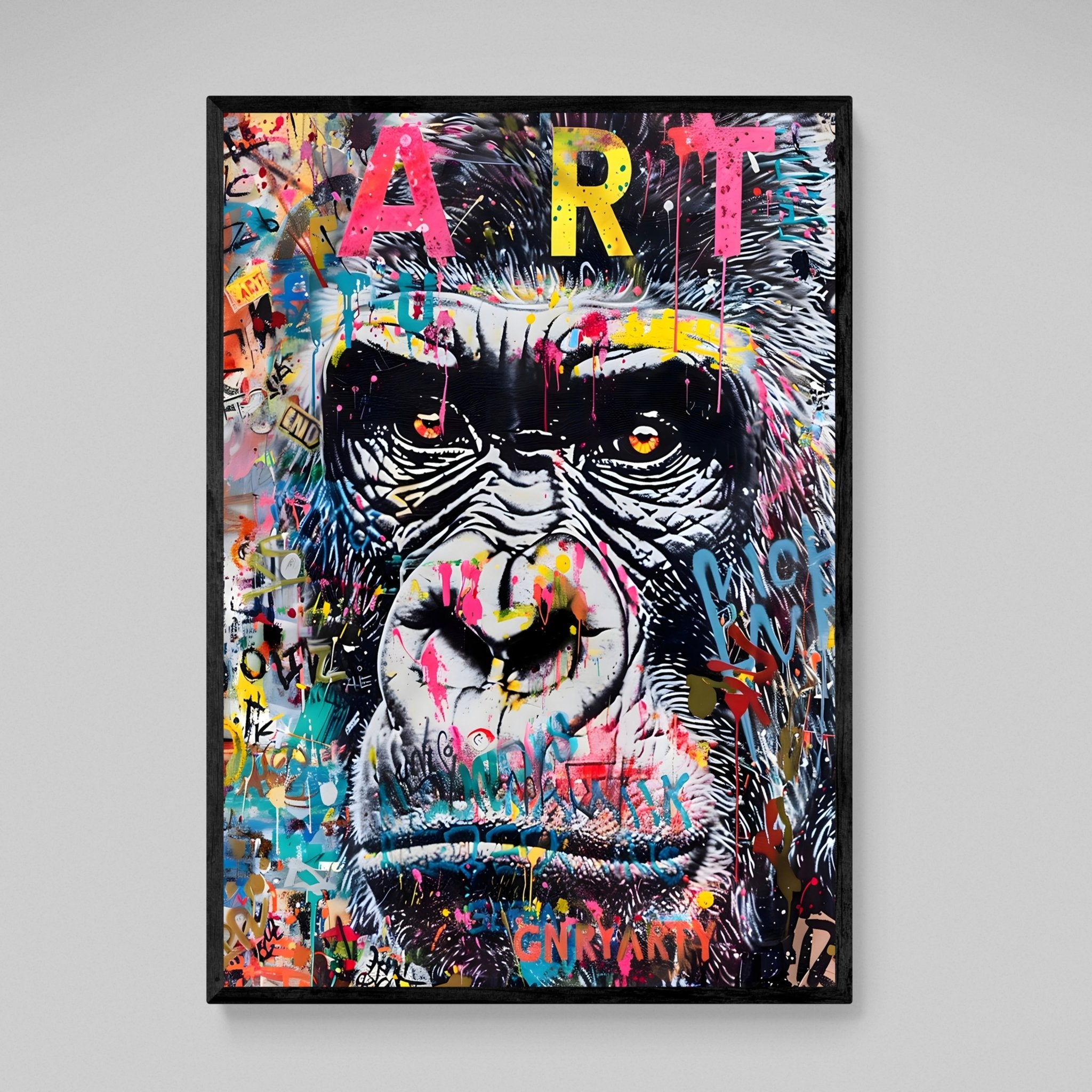 Gorilla Canvas Wall Art - Luxury Art Canvas