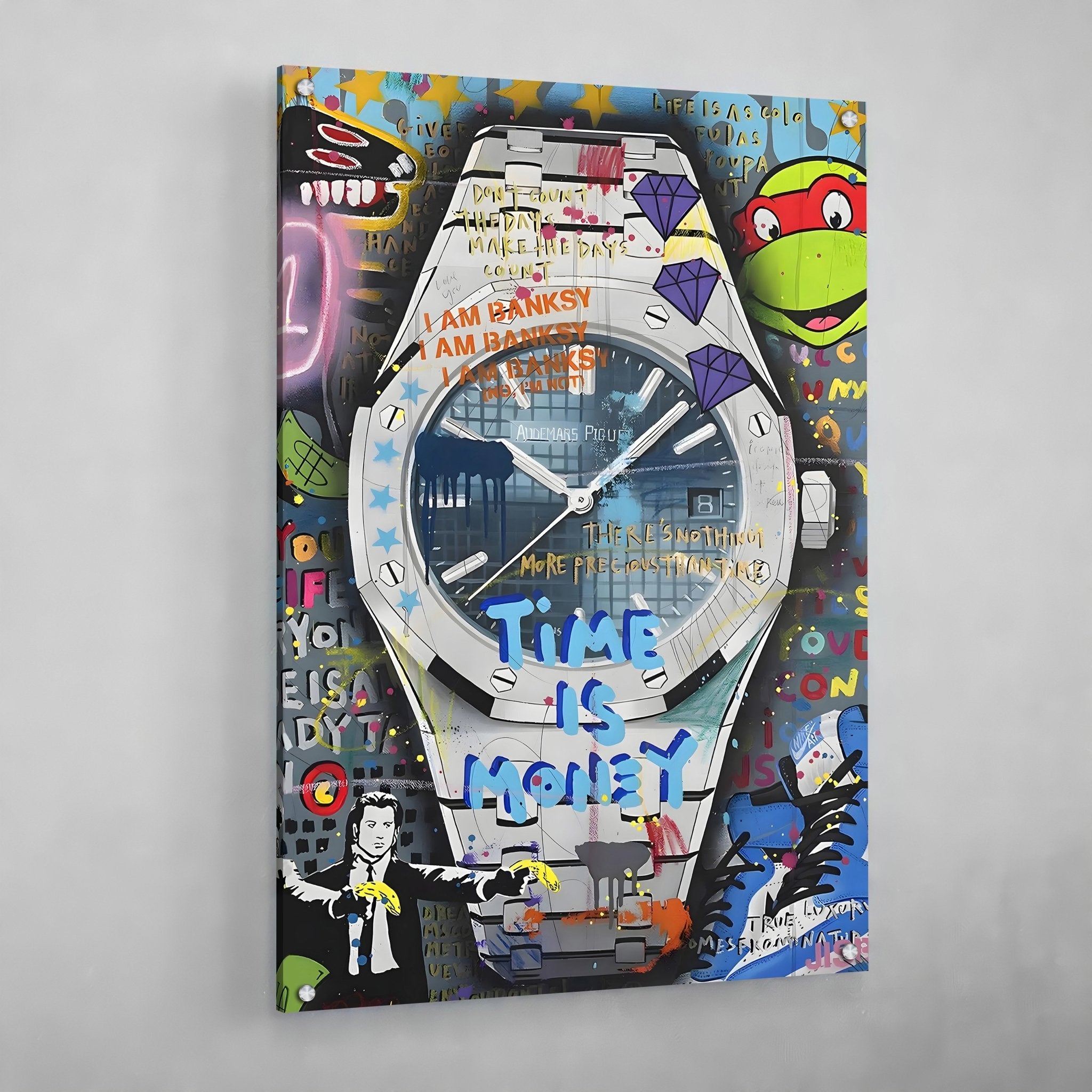 Graffiti Audemars Piguet Wall Art - Luxury Art Canvas