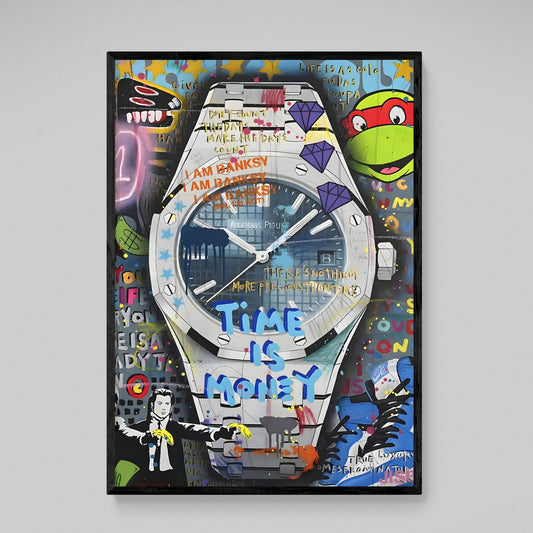 Graffiti Audemars Piguet Wall Art - Luxury Art Canvas