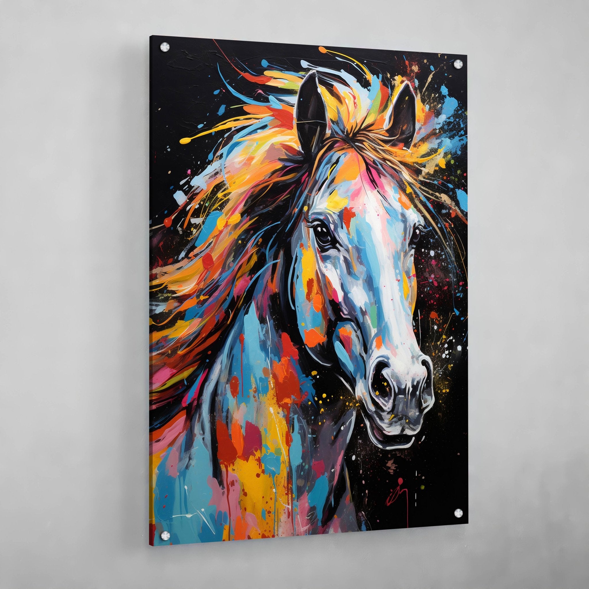 Graffiti Horse Canvas - Luxury Art Canvas