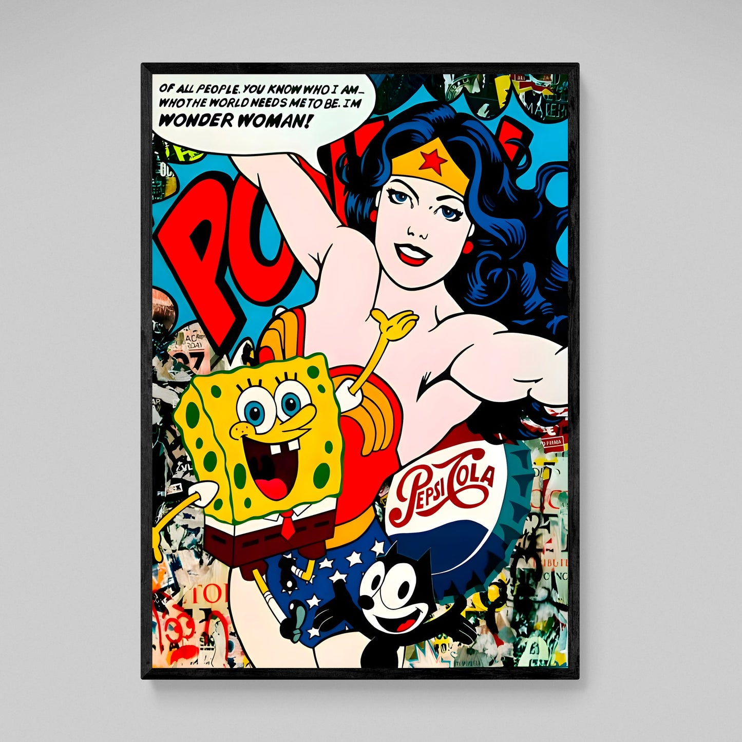 Graffiti Pop Culture Wall Art - Luxury Art Canvas