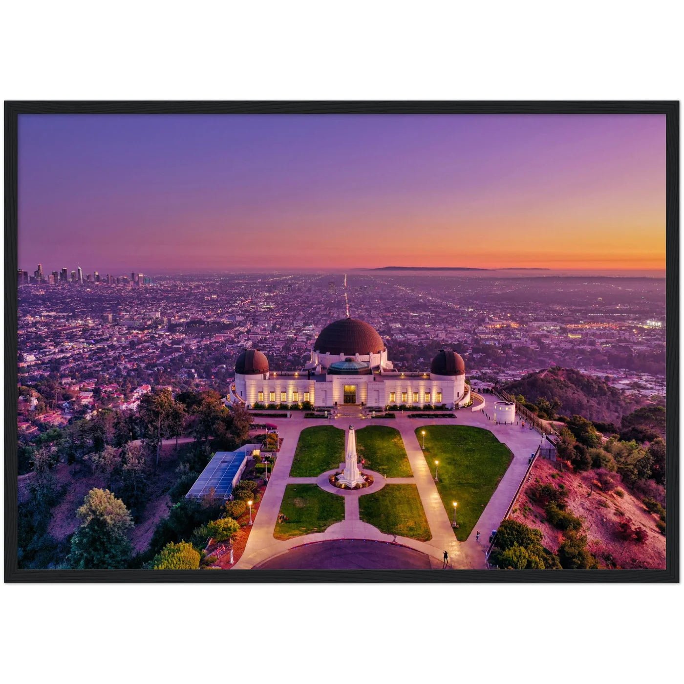 Griffith Park Observatory Wall Art - Luxury Art Canvas