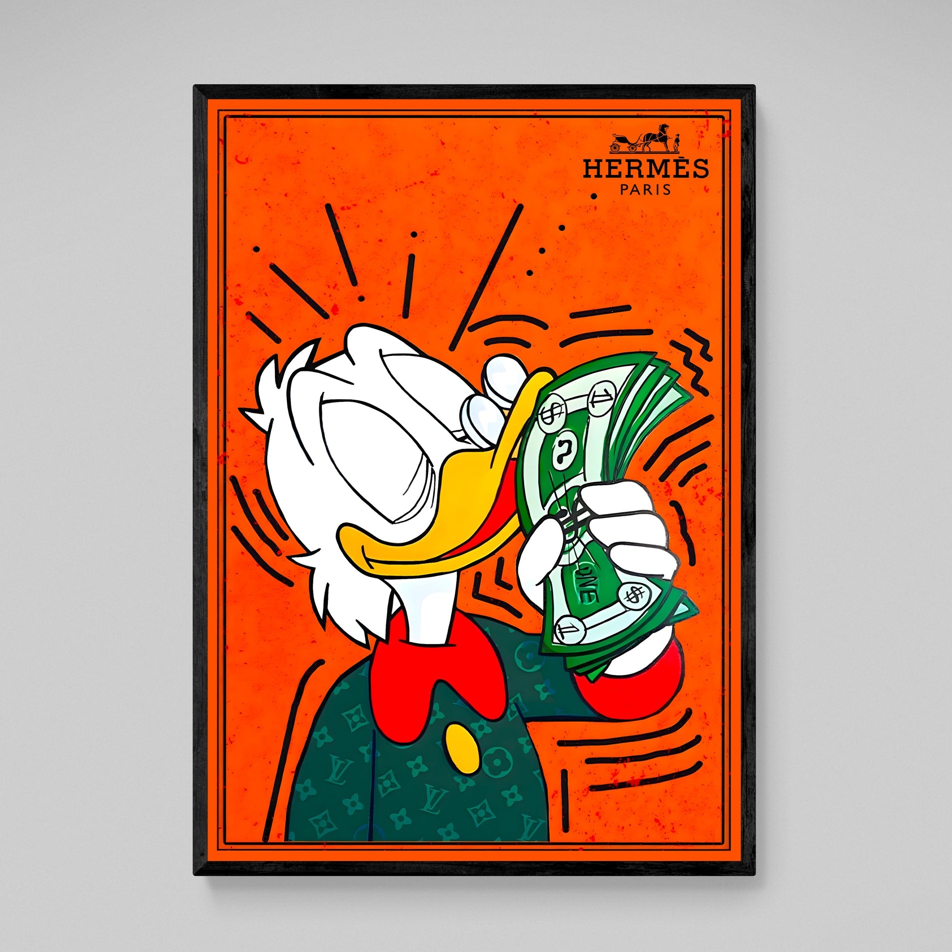 Hermes Print - Luxury Art Canvas