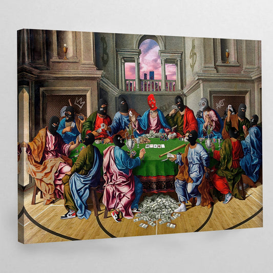 Holy Gamblers Wall Art - Luxury Art Canvas