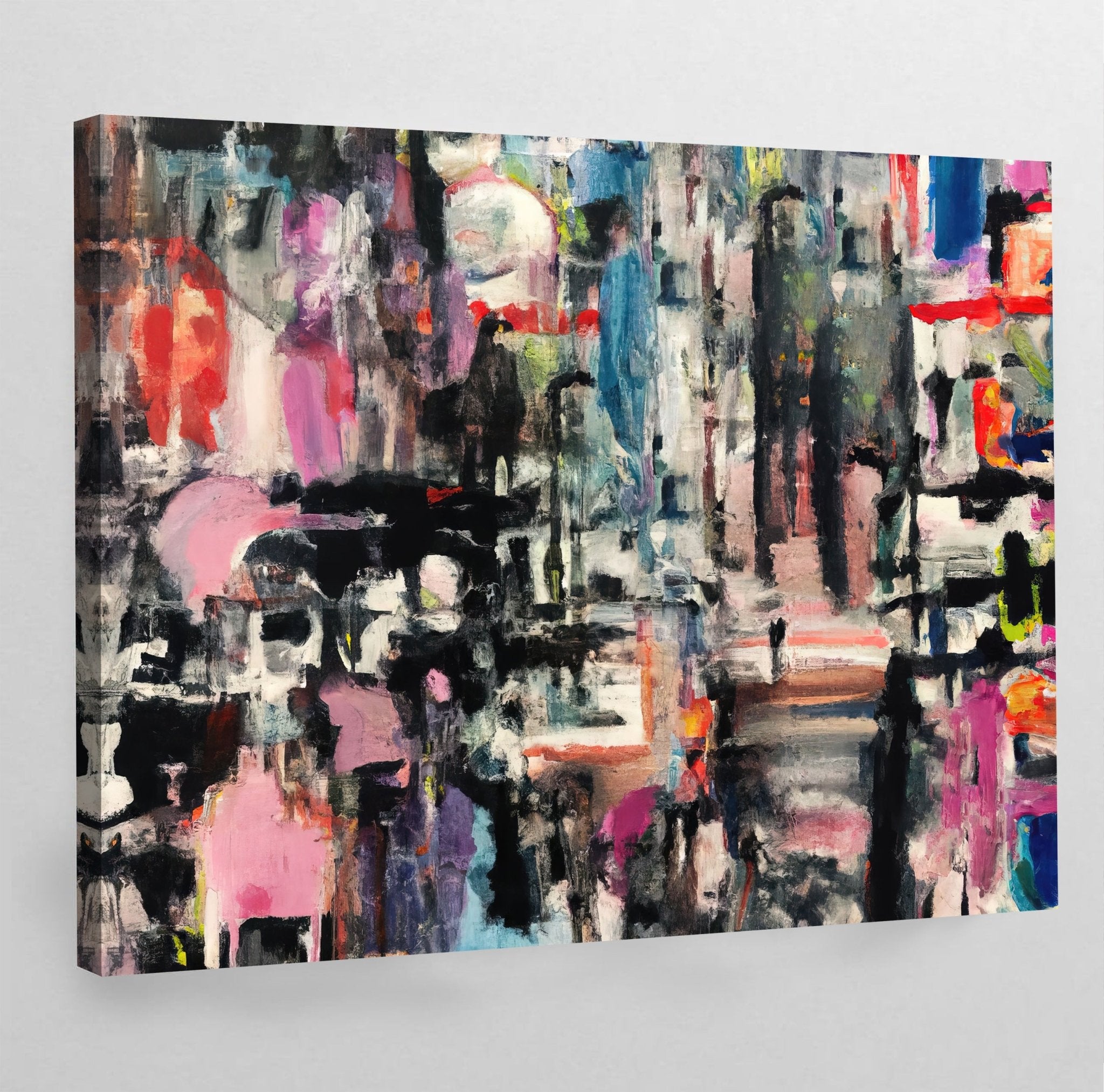 Horizontal Abstract Wall Art - Luxury Art Canvas