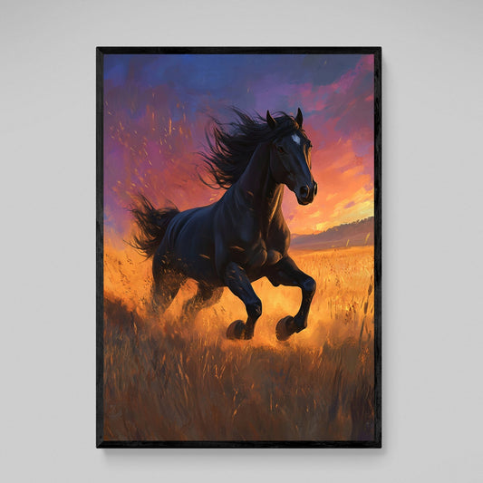 Horse Wall Art - Luxury Art Canvas