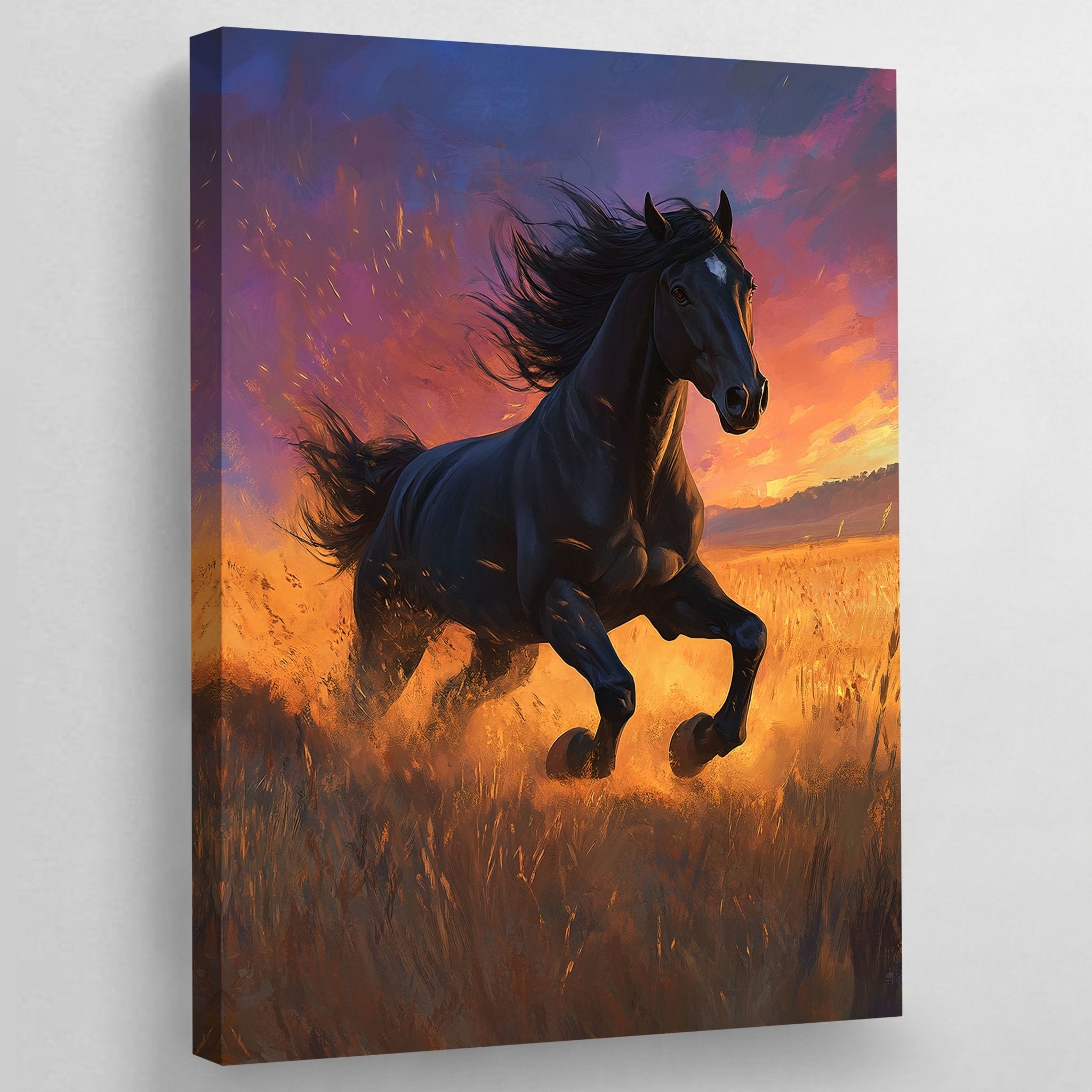 Horse Wall Art - Luxury Art Canvas
