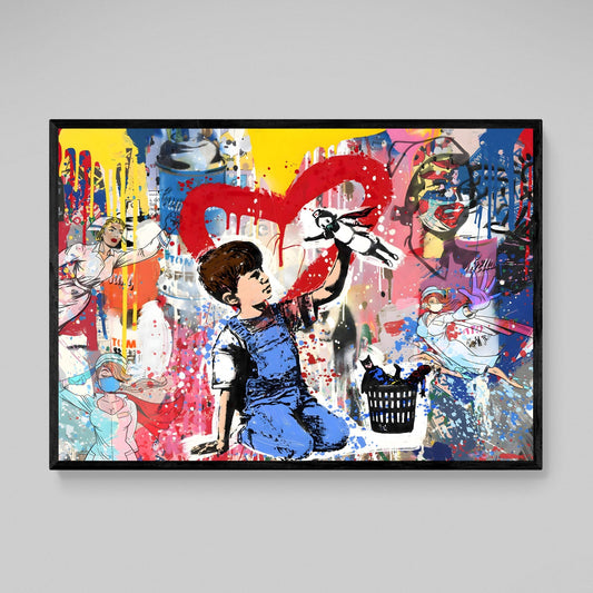 Hospital Banksy Wall Art - Luxury Art Canvas