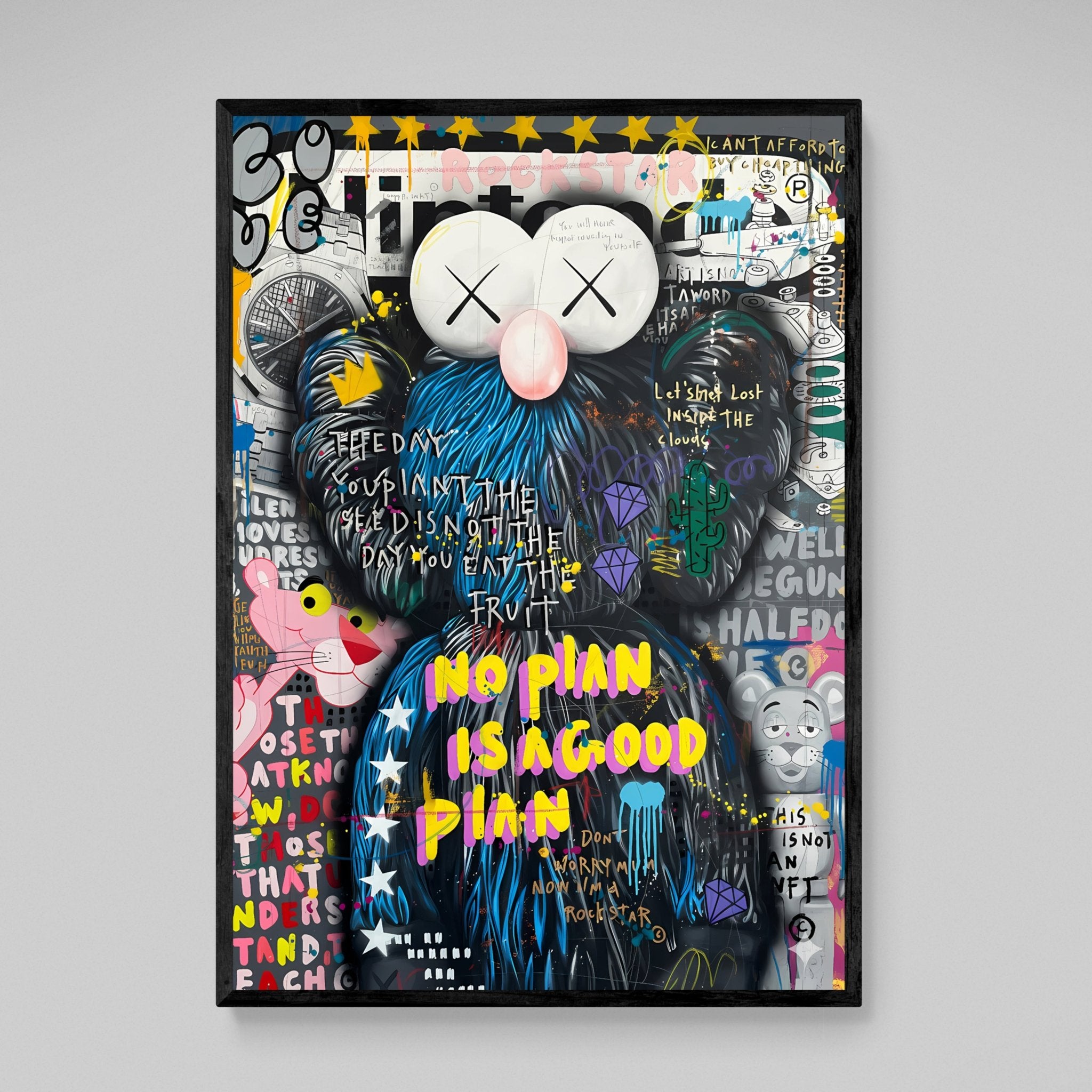 HypeBeast Graffiti Canvas Art - Luxury Art Canvas