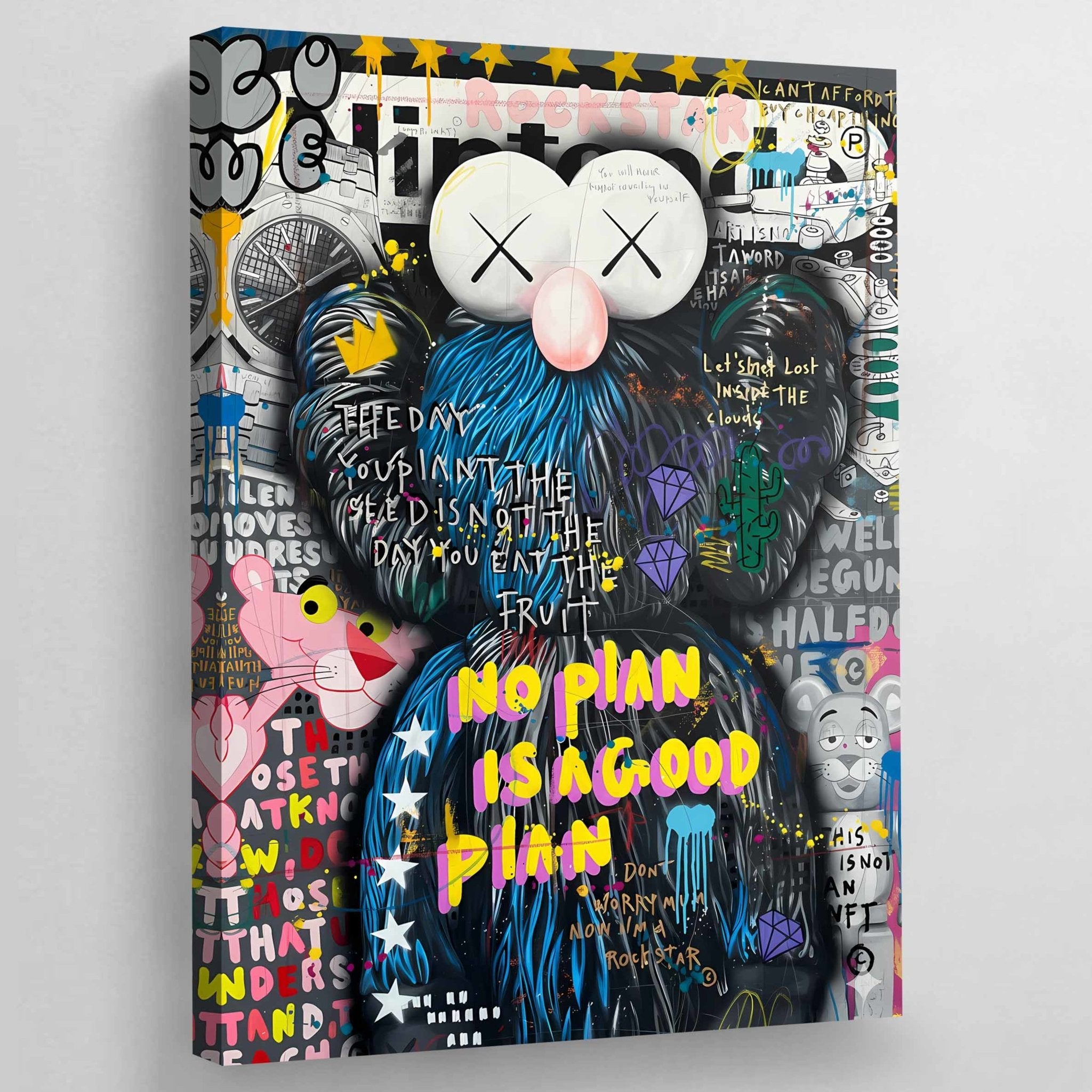 HypeBeast Graffiti Canvas Art - Luxury Art Canvas