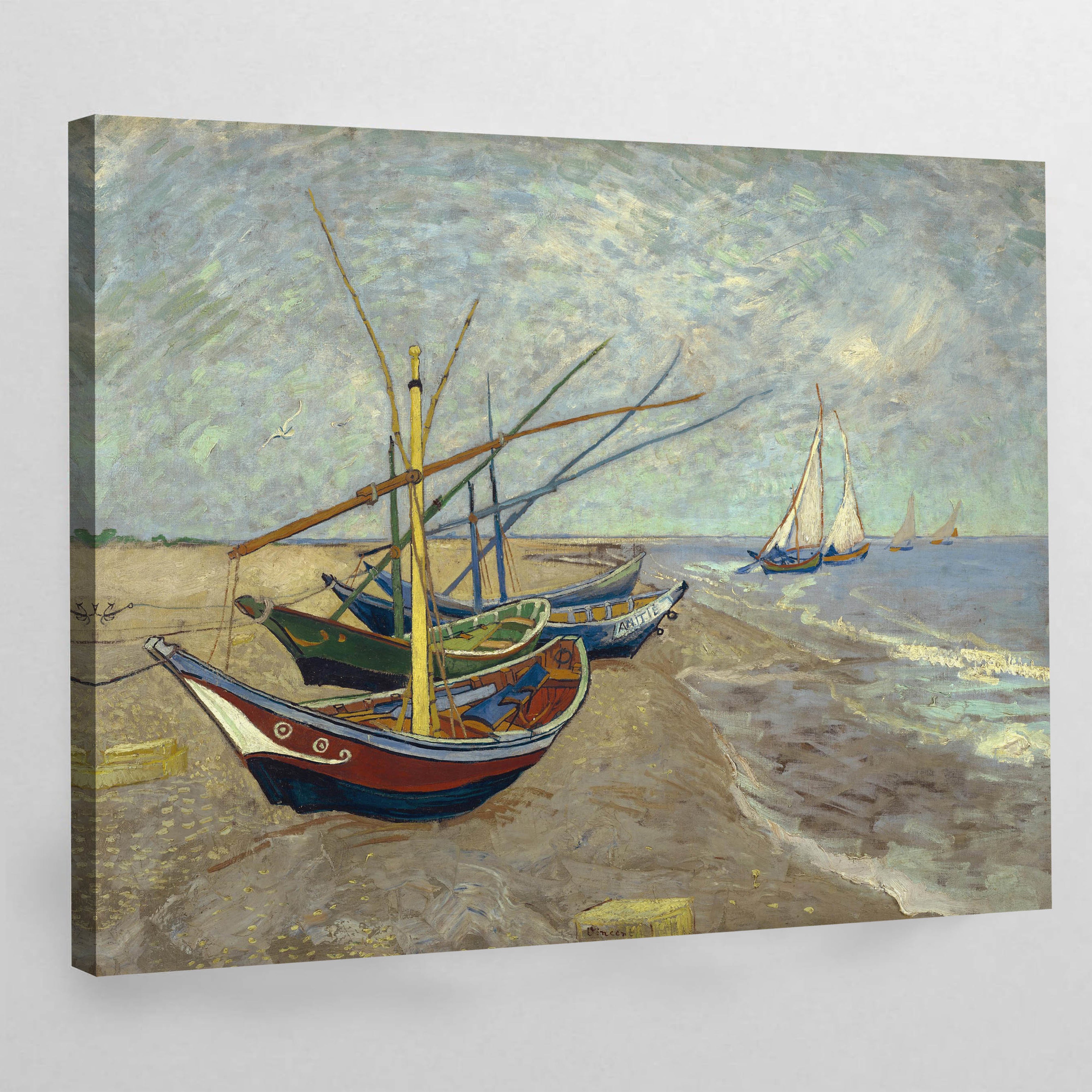 Van Gogh Fishing Boats Wall Art